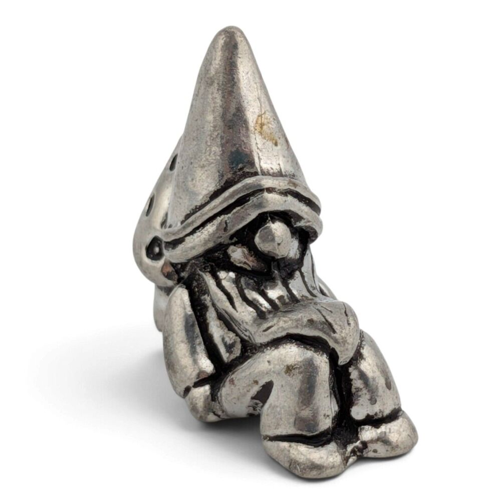 Basic Spirit Pewter Gnome Miniature Mushroom Figurine Nova Scotia Canada